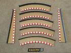 SCALEXTRIC 7 x "ARMCO" BORDERS & BARRIERS - 5 R2 CURVES & 2 STRAIGHTS