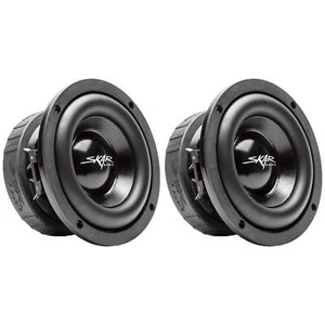 (2) SKAR AUDIO EVL-65 D4 6.5" 400W MAX POWER DUAL 4 OHM SUBWOOFERS - SET OF 2 - Picture 1 of 5
