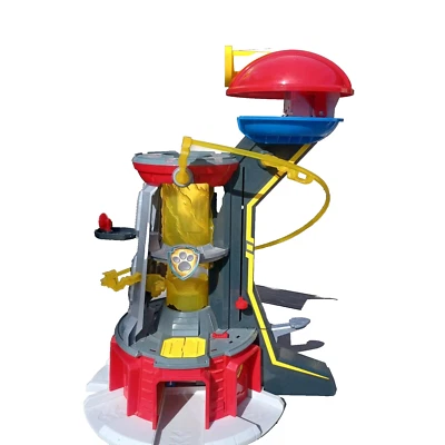 Nickelodeon Paw Patrol Mighty Pups Super Paws Lookout Tower SOMENTE Playset Funcionando - Imagem 1 de 4