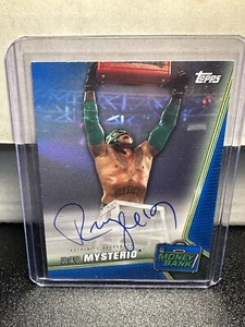 2019 Topps WWE Money in the Bank - Autographs Blue #A-RM Rey Mysterio 21/50 (AU) - Picture 1 of 1