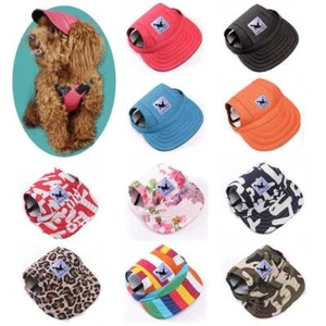 Adorable Mascota Moda Color Sólido Perro Sombrero Cachorro Viajes Deportes Sol Sombreros de Béisbol Gorra - Imagen 1 de 28