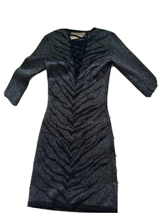 express black glitter dress womens xs - Picture 1 of 4