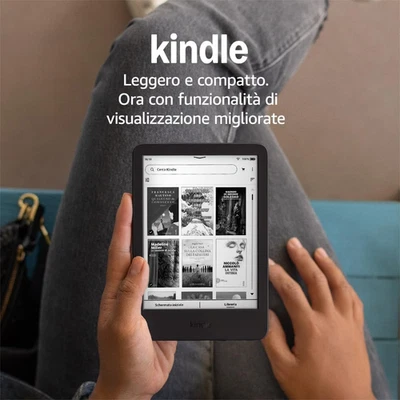 Kindle (16 GB)| Il Più Leggero E Compatto, Con Schermo Antiriflesso, Cambio Pagi - Immagine 1 di 4