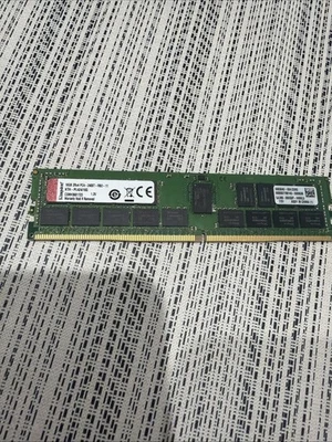 Kingston Memory Ram 16GB 2Rx4 PC4-2400T-RB2-11 DDR4 - Image 1 of 3