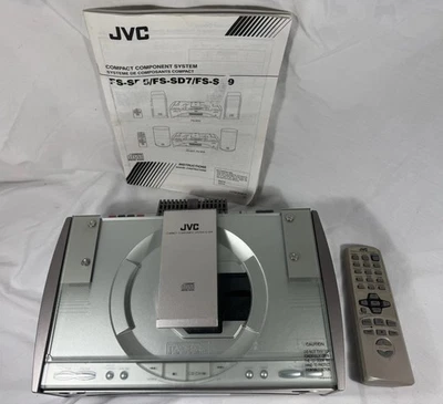 JVC FS-SD9 Compact Component System – CD Player & Radio + Remote — Untested - Image 1 of 4