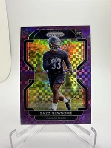 DAZZ NEWSOME 2021 Panini Prizm Rookie RC PURPLE POWER #427 Tarheels BEARS /49 - Picture 1 of 2