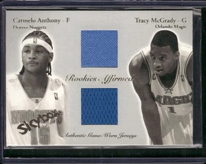 2003-04 SkyBox Autographics Carmelo Anthony Tracy McGrady Game-Used #/500 - Picture 1 of 2