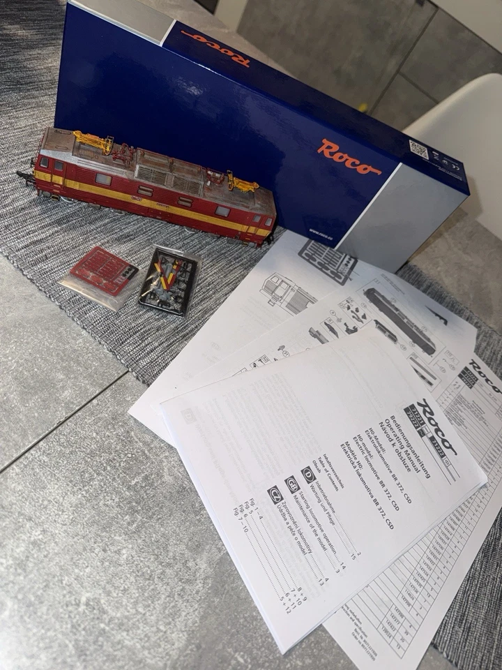 Roco 71222 H0 E-Lok Rh 372 CSD Digital Sound  Gealtert Mit Pigment Farbe - Bild 1 von 4