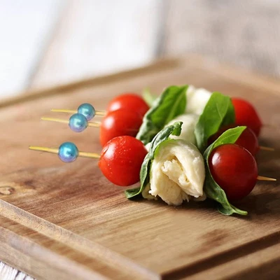 100 pcs Cocktail Picks for Rainbow For PEARL Appetizer Food Picks 12cm Length - Image 1 of 4