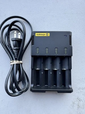 Sysmax NITECORE Intellicharger I4 Battery Charger 4 Slots - Image 1 of 4