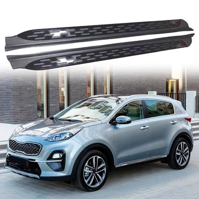 Tabla de correr pedal de paso lateral barra Nerf apta para Kia Sportage 2016-2019 2020 2021 Foto 1 de 4