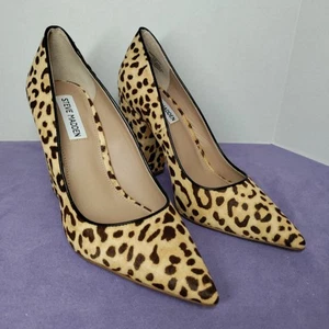 NUEVO Tacones Steve Madden Leopardo TALLA 8.5 EE. UU. - Imagen 1 de 11