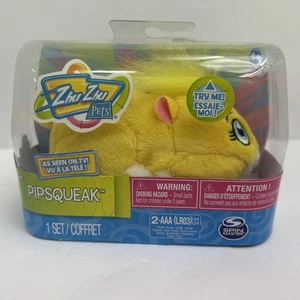 Vintage Zhu Zhu Pets Pipsqueak 4” Hamster Toy Sound Movement Plush 2016 Sealed - Picture 1 of 5