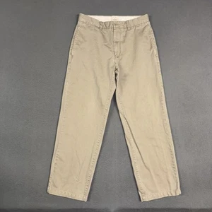 GAP Khaki Pants Mens 32x30 Beige Brown Classic Fit Straight 100% Cotton Twill - Picture 1 of 8