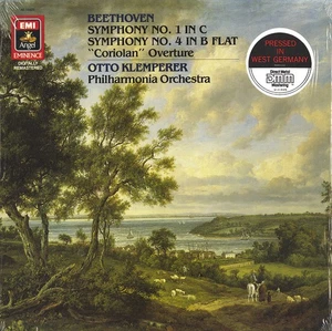 BEETHOVEN Symphonies 1 & 4 Coriolan Ov KLEMPERER EMI AE-34423 (SAX 2318 & 2354) - Picture 1 of 3