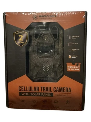 MagicEagle® Trail Camera 4G Cellular Cameras 2K Audible Camouflage  - Image 1 of 4