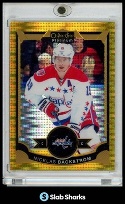 2015 O-PEE-CHEE PLATINUM #86 NICKLAS BACKSTROM SEISMIC GOLD /50 - Image 1 of 4