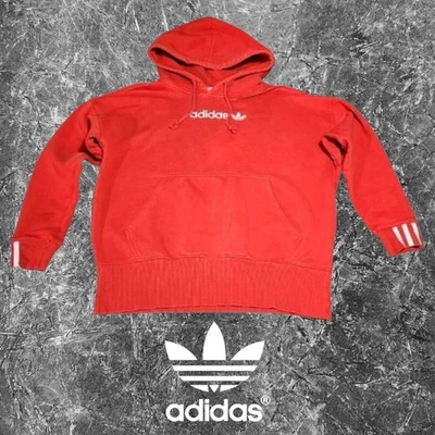 Adidas Originales Coeeze Sudadera con Capucha Roja Naranja S DEFECTUOSA Foto 1 de 4