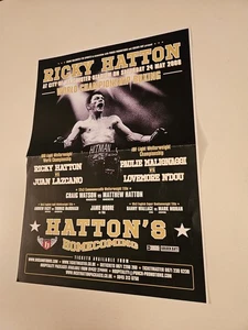 2 Ricky Hatton FIGHT Poster ● 2 Stück ● RICKY HATTON BOXPLAKATE Hitman  - Bild 1 von 22