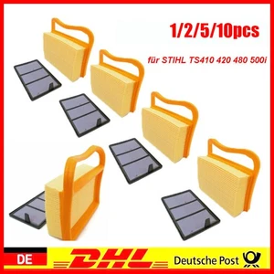 1/2/5/10x Luftfilter Für Stihl TS410 420 480 500 Abschneiden Säge 42381410300 DE - Bild 1 von 9
