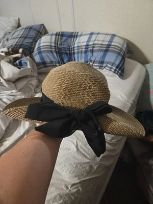 nine west straw hat - Image 1 of 3