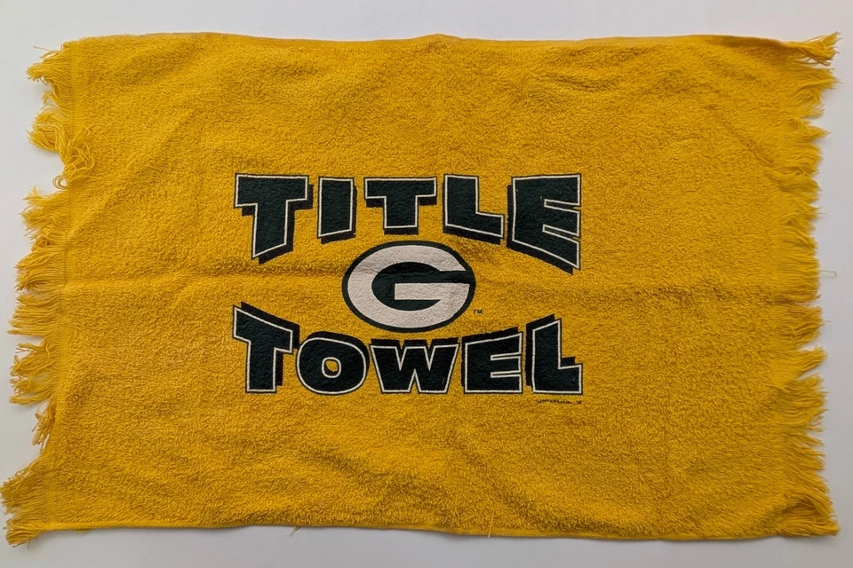 Toalla de título original auténtica Packers Foto 1 de 1