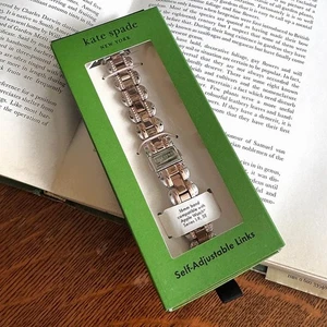 NEU Kate Spade Bicolor Edelstahl 38-45mm Band für Apple Watch KSS0177E - Bild 1 von 4