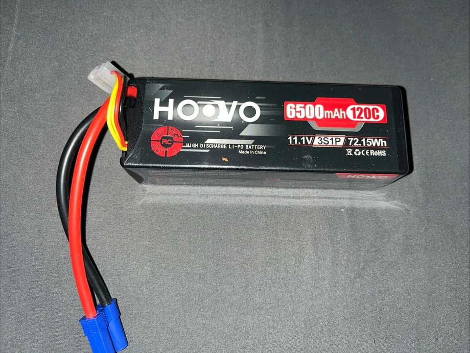 Hoovo 3S1P Li-Po Battery Pack 120C 6500mAh 11.1V 72.15Wh R/C High Discharge - Image 1 of 4