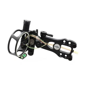 SAS 5 Pins .019 Fiber Optic Bow Sight with Micro Adjustments and LED Light (B... - Picture 1 of 1