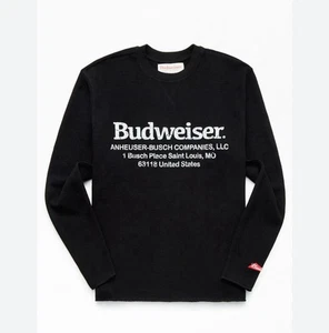 Budweiser By PacSun LLC Long Sleeve Thermal Shirt | PacSun| Black Size XL - Picture 1 of 6