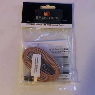 Spektrum TX/RX USB Programming Cable SPMA3065 NEW - Image 1 of 2