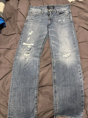 Jeans plateados para hombre 32x32 Foto 1 de 3