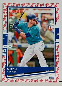 Panini Donruss Mitch Haniger 100 Emoji 2020 063/100 Seattle Mariners - Imagen 1 de 2