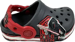 Crocs Kleinkind grau rot Kissen Kylo Ren Glow In The Dark Star Wars Clog Gr. C4/5 - Bild 1 von 8