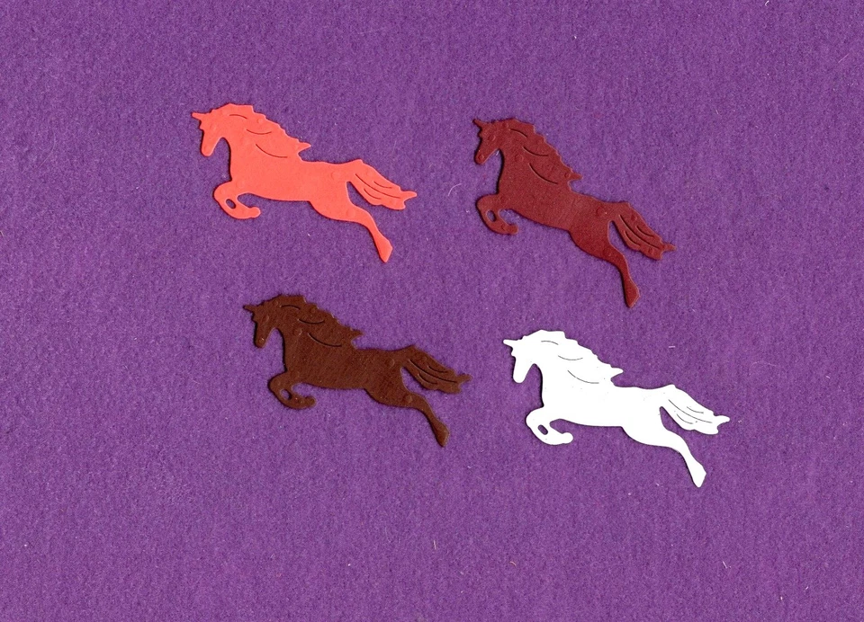 Tarjetas de álbum de recortes troqueladas HORSE # 2 Foto 1 de 1