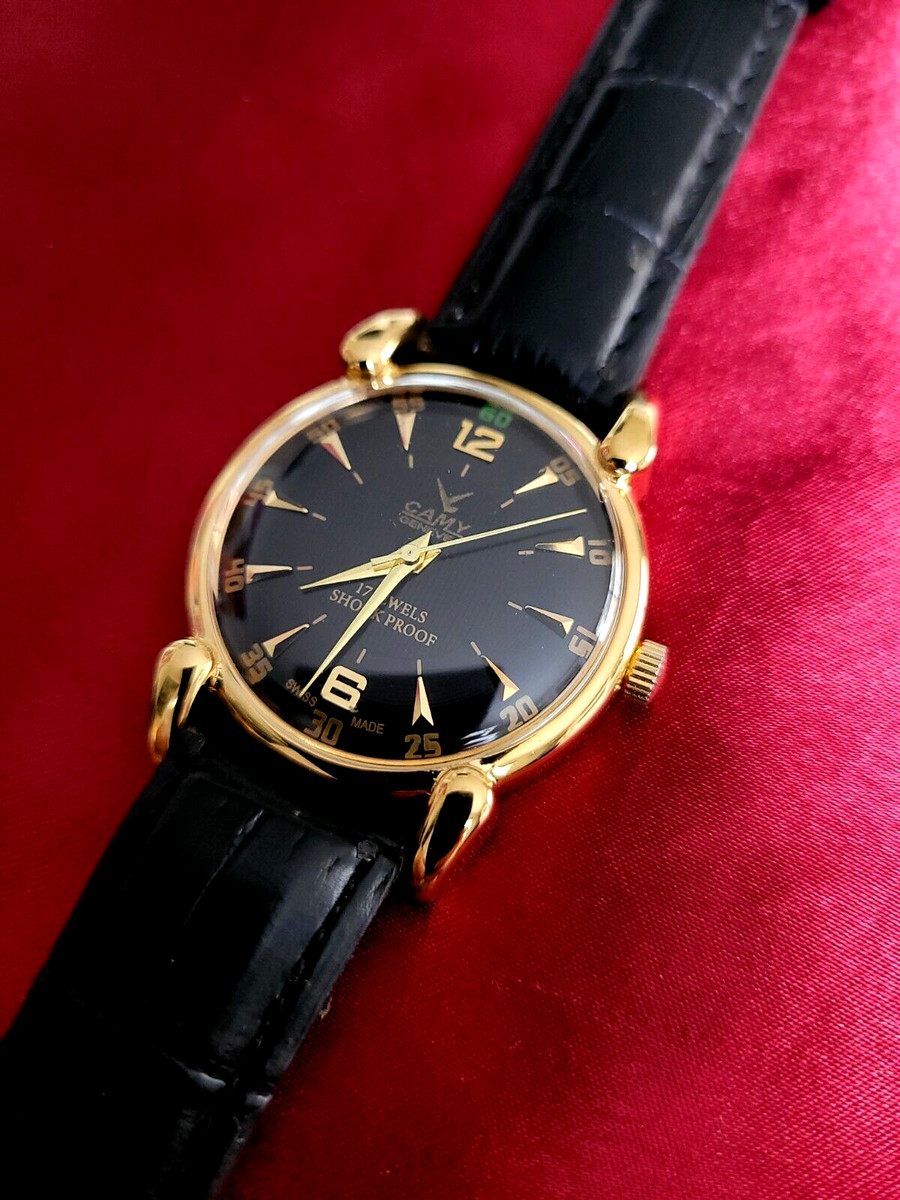 CAMY GENEVA ancre 15 rubis アンティーク腕時計メンズ Camy Geneva Ancre 15 Rubis Antique Hand-Wind Watch Men Used