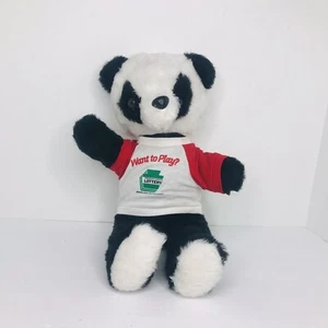 Vintage 1990 Pennsylvania Lottery 17” Plush Panda Bear Stuffed Animal USA Made - Picture 1 of 7