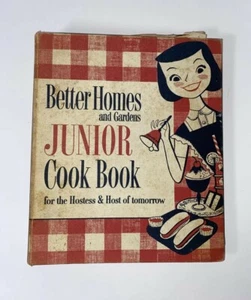 Vintage 1955 Better Homes and Gardens JUNIOR Cook Book First Ed. 3 Ring Binder - Picture 1 of 12