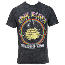Pink Floyd Pyramid Prism Mineral Wash T-Shirt Black