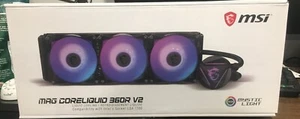 MSI MAG CoreLiquid 360R V2 Liquid Cpu Cooler - Black - Photo 1/3