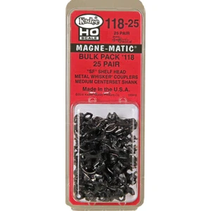 nuevo pista H0 Kadee embalaje grande n.o 118-25 acoplamientos (25 pares) del embrague #118 - Imagen 1 de 5