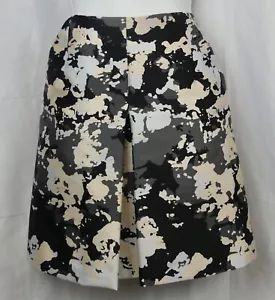 WHISTLES WOOL SILK CAMO A-LINE MINI SKIRT POCKETS UK 8 - Picture 1 of 6