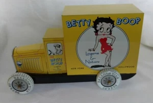 Betty Boop Lieferwagen Dessous & Notions NY Hollywood Schylling gelb - Bild 1 von 8