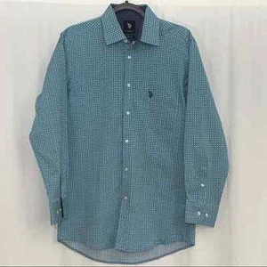 U.S. Polo Assn. Slim Fit Men’s Long Sleeve Button Up Shirt Size M 15-15 1/2 - Picture 1 of 5