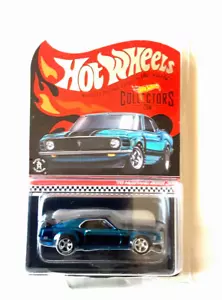 Hot Wheels 2017 Red Line Club Blue 70 Ford Mustang Boss 302 #4487/7000 - Picture 1 of 10