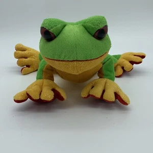 Ganz Webkinz Plush Stuffed Animal Lil' Kinz Tree Frog No Code Retired Lime Green - Picture 1 of 20