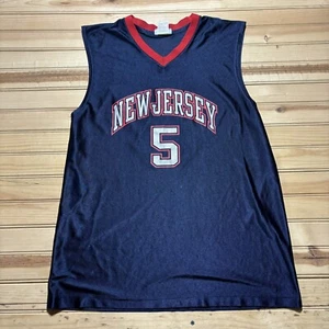 Vintage NBA New Jersey Nets Jason Kidd #5 Basketball Jereey Size Large - Picture 1 of 9