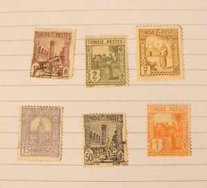 1930s Tunisia Postage Set Stamps - Picture 1 of 2