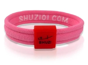 Shuzi Vitality Pink Active Sport Nylon Comfort Band Bracelet - Picture 1 of 1