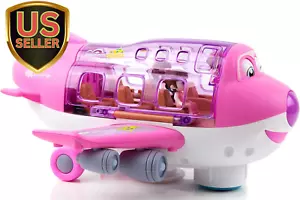 Airplane Toys for Kids, Bump and Go Action, Toddler Toy Plane with LED Flashi... - Picture 1 of 1